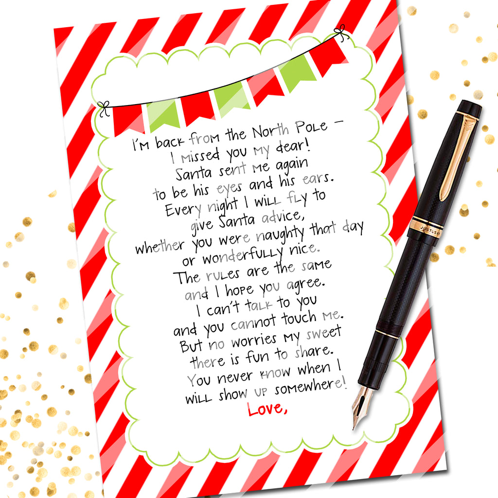 Elf Returning Letter