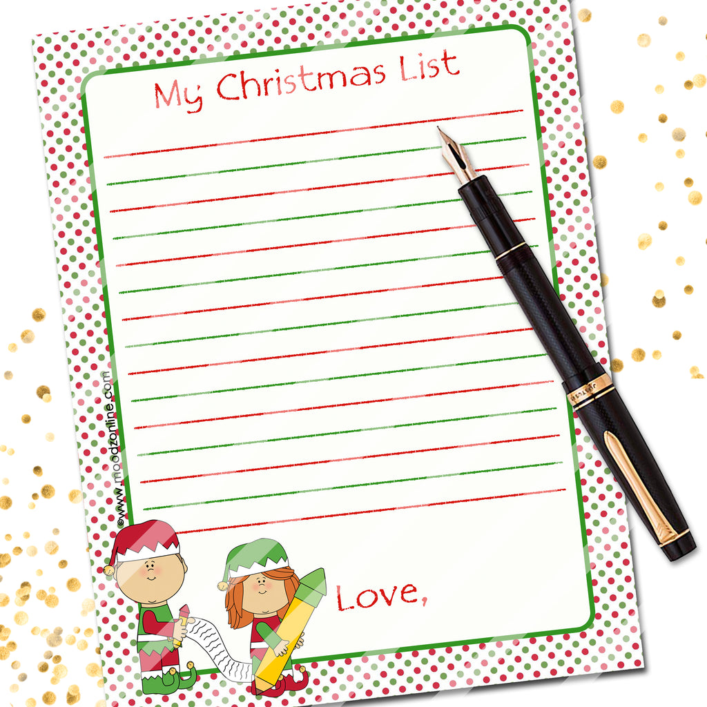Christmas Wish List Elves