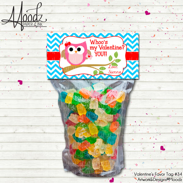 Valentine Favor Tag #34