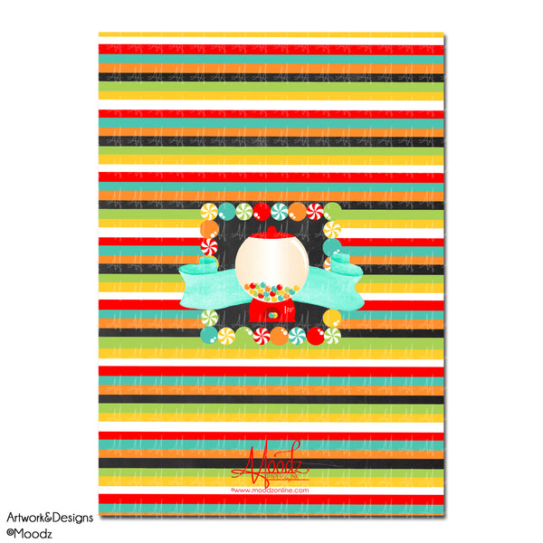 Candy Shoppe Lollipops Chalkboard