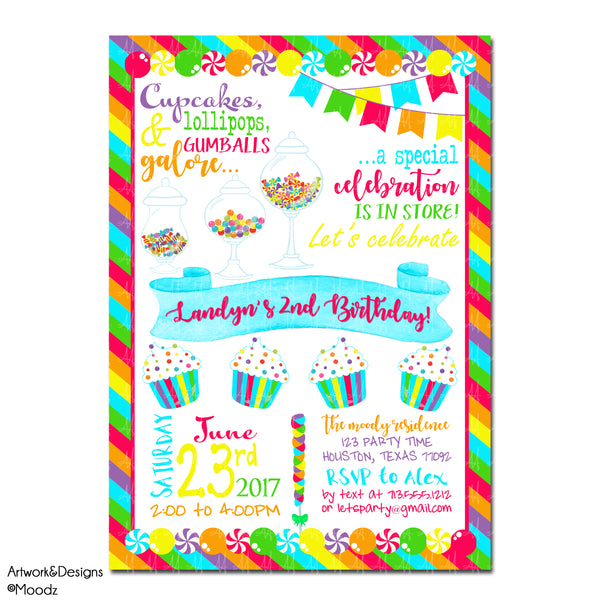 Candy Shoppe Cupcakes