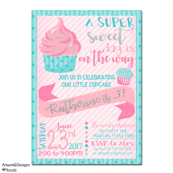 Cupcake Pink Swirl