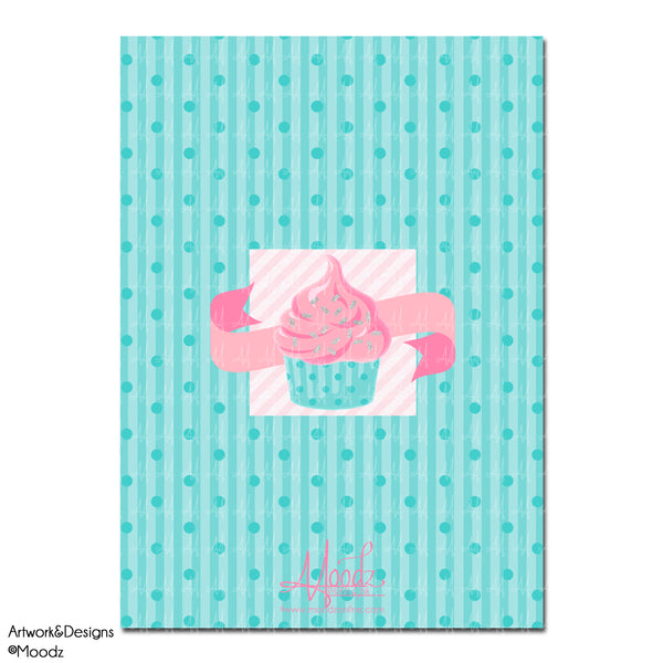 Cupcake Pink Swirl