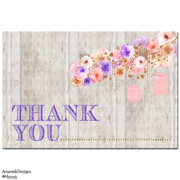 Rustic Wood Floral